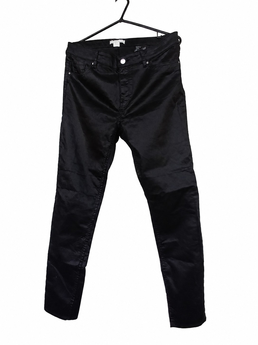 4/$15 H&M Women’s Black Coated Pants – Size 12 – Like New –